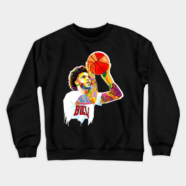 LONZO BALL Crewneck Sweatshirt by Vector Baturaja